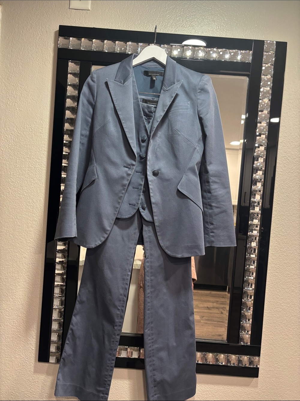 WHBM Classic Three-Piece women Suit - Blue